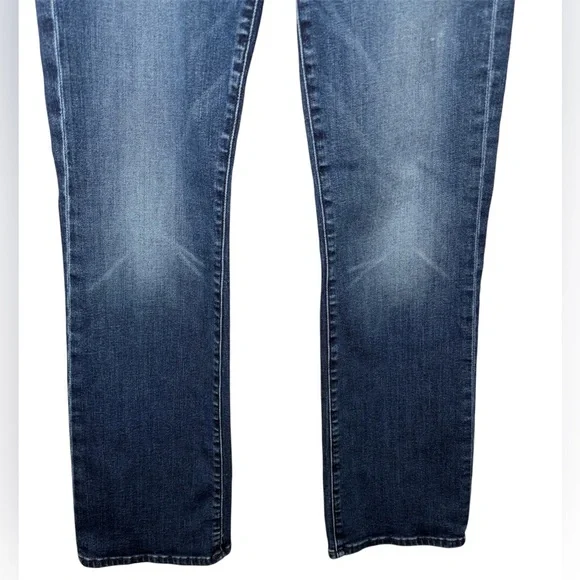 Mother Hustler Patch Pocket Ankle Jeans in Teaming Up Wash Size 25 Medium Wash